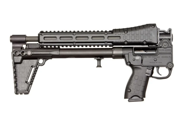 KelTec SUB-2000 G2 9mm Rifle 10rd M-LOK M&P Mags Adj Stock Blued Green Finish