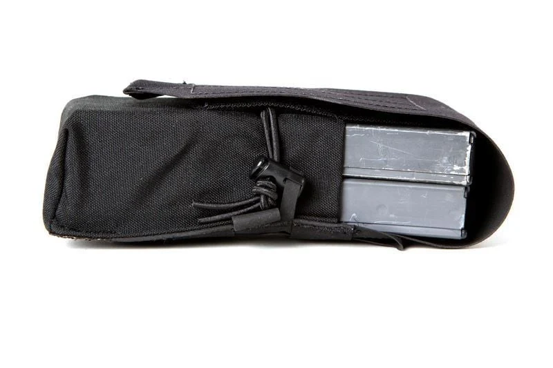 Blue Force Gear-Double M4 Mag Pouch - Classic style with flap - Black - Image 2