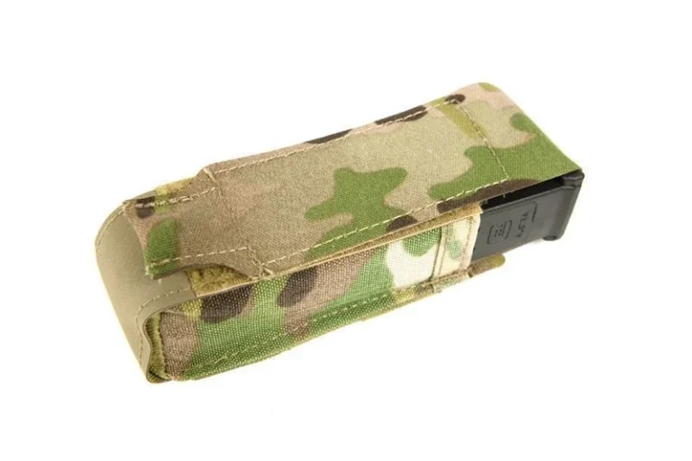 Blue Force Gear-Single Pistol mag Pouch Classic style w/ flap (fits lights multitools) MultiCam®