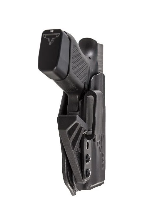 CompTac eV2 Max Hybrid Appendix IWB Holster - Glock - 26/27/28/33 Gen1234 - Right - Black - Image 3