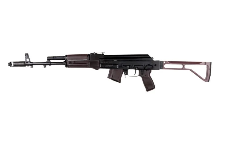 Arsenal SAM7SF 7.62x39mm Semi-Auto AK-47 Plum Rifle with Aluminum Side Folding Stock with Cheek Rest & QD Points