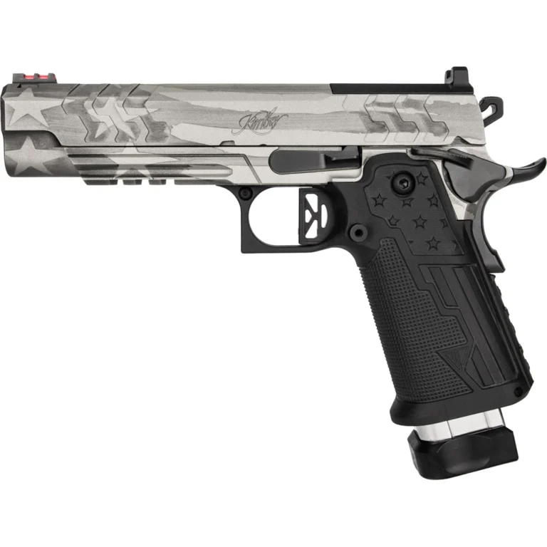 Kimber 2K11 Independence Pistol 45 ACP 5 in. Flag Silver Cerakote/ BLK 13 rd.