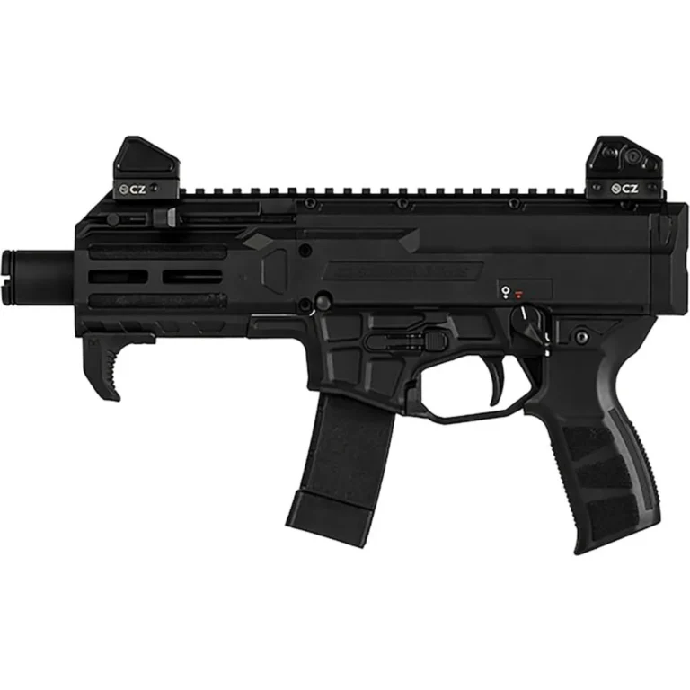 CZ Scorpion 3+ Micro Pistol  9mm 4.2 in. Black w/SB Tactical Brace 20 rd.