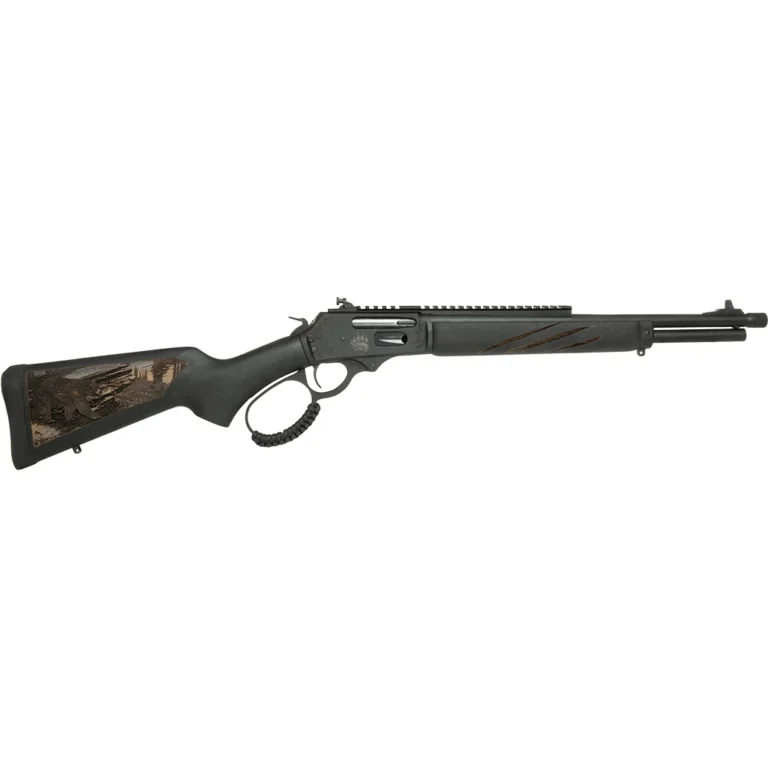 Rossi R95 Black Bear Edition Lever Action Rifle 30-30 Win. 16.5 in Triple Black w/Engraved Stk 5rd