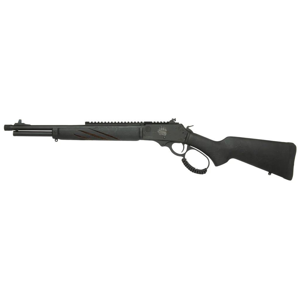 Rossi R95 Black Bear Edition Lever Action Rifle 30-30 Win. 16.5 in Triple Black w/Engraved Stk 5rd