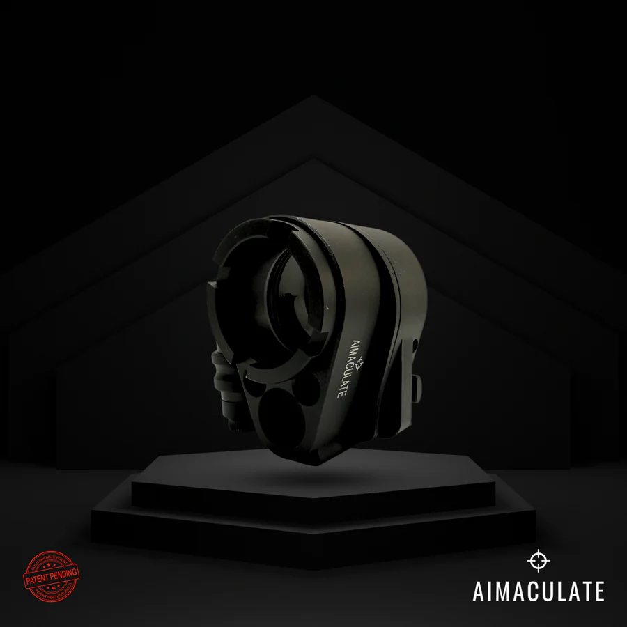 Upgrade your AR rifle with the AIMACULATE AR-15/AR-10 Folding Stock Adapter. Durable, reliable, and perfect for compact storage and tactical use.