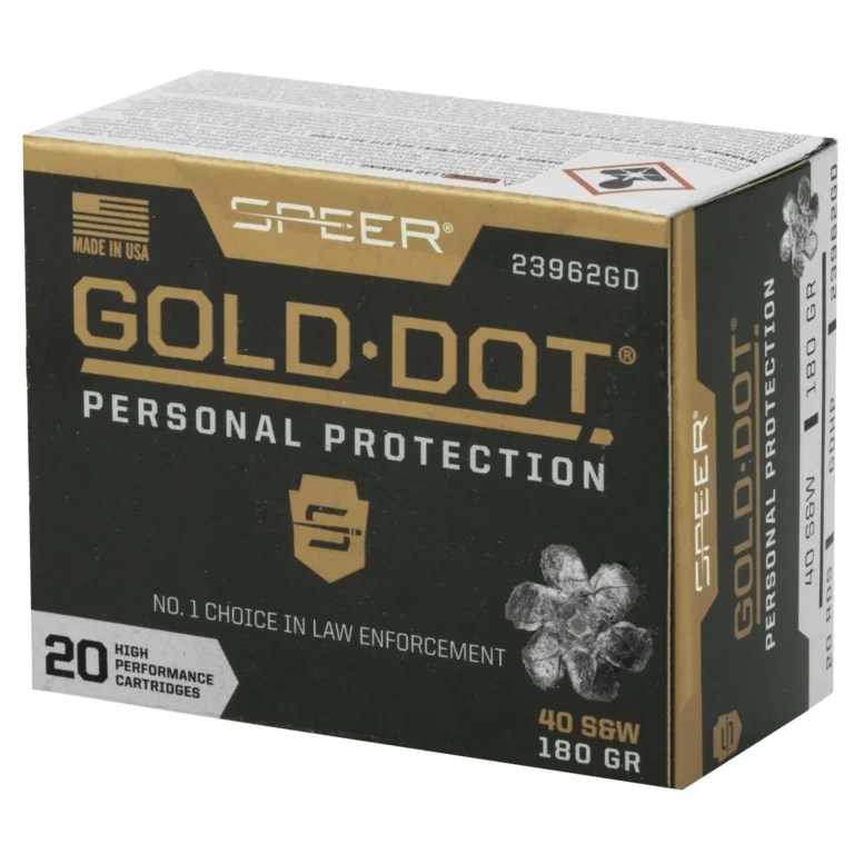 SPEER 40 S&W 180 GR GDHP AMMO 20 RD/BX 10 BX/CS