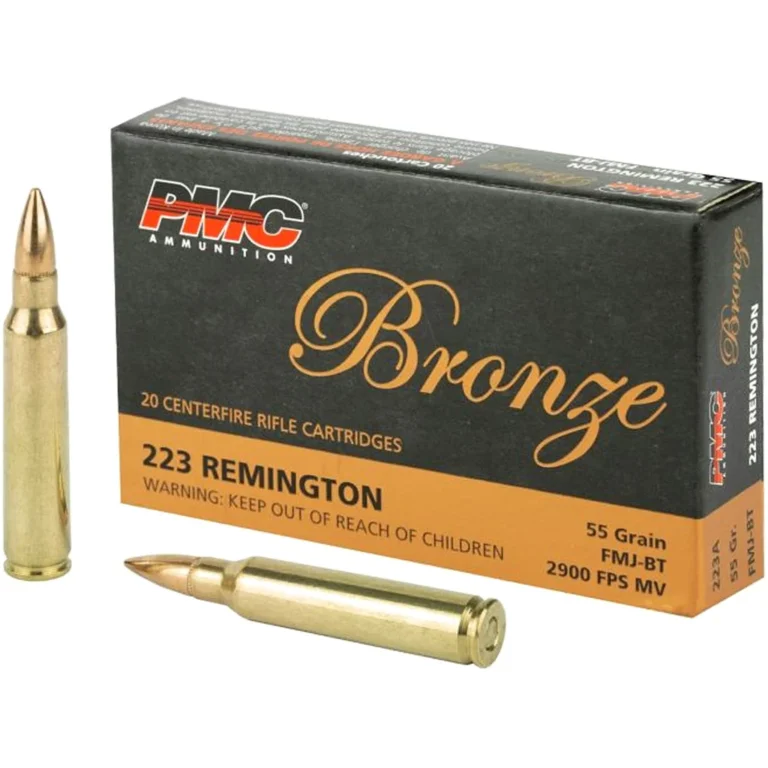 PMC Bronze Rifle Ammo 223 Rem FMJ BT 55 gr. 20 rd.