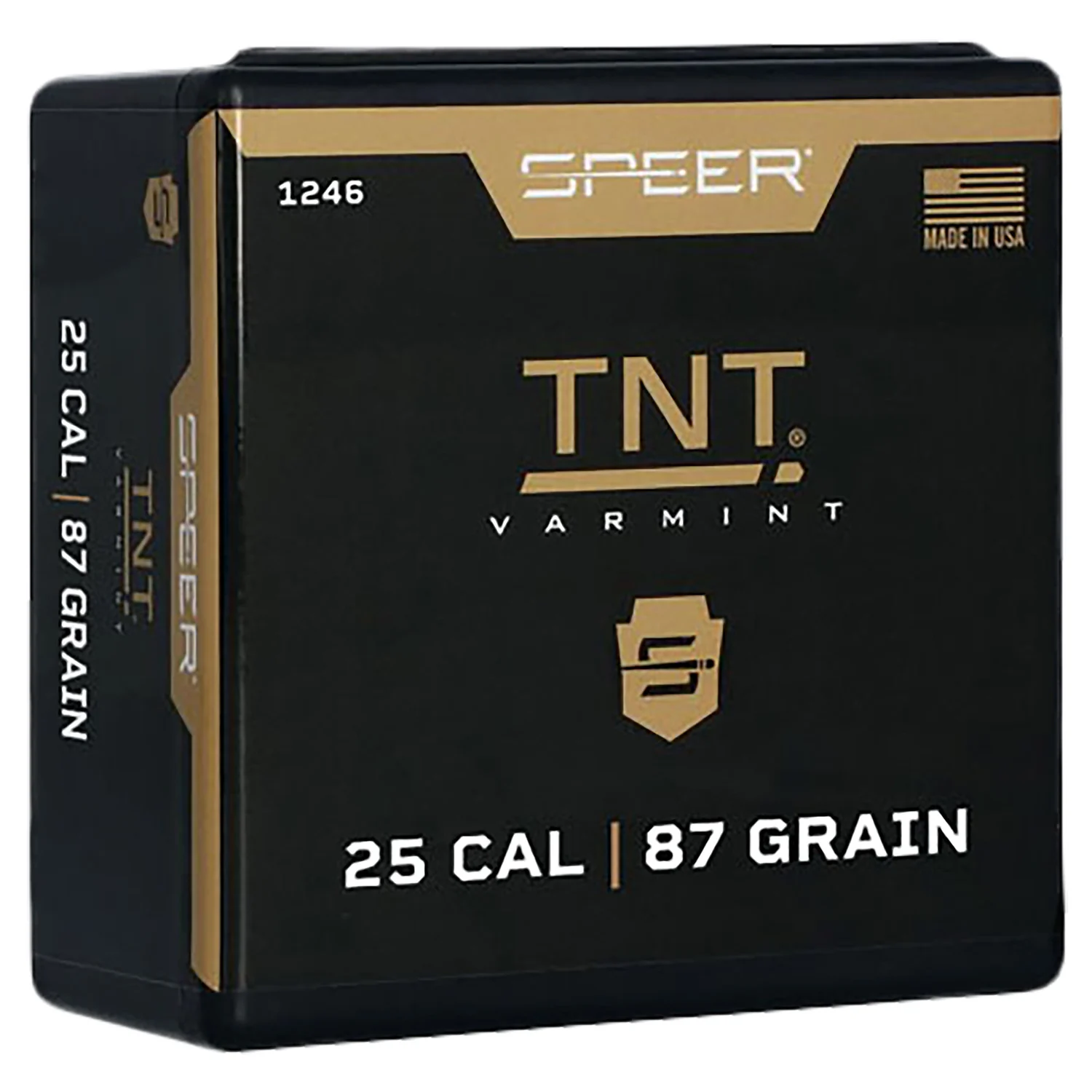 Speer 1246 TNT 25Cal 87gr Jacketed Hollow Point 100 Per Box/5 Case