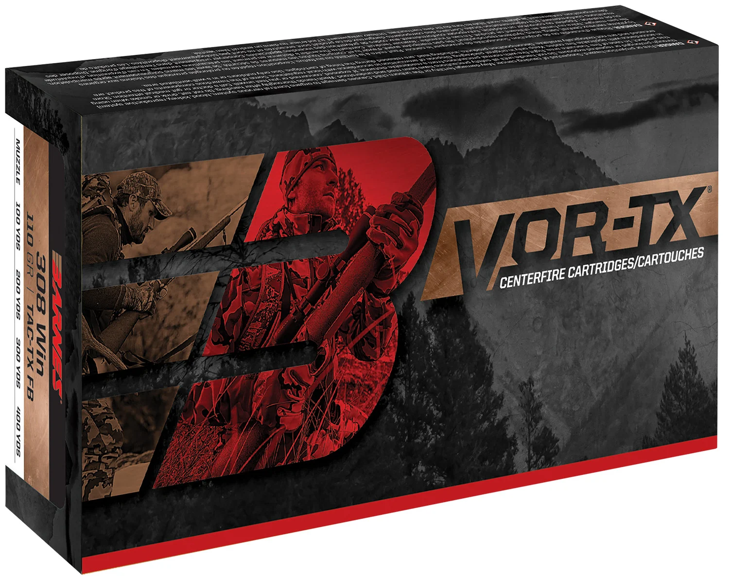 Barnes Bullets 21531 VOR-TX Rifle 30-06Springfield 150gr Tipped TSX Boat Tail 20 Per Box/10 Case