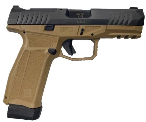 AREX DELTA GEN 2 X OR 9MM 1-17 - 1-17+2 MAG 4" BLK SLIDE/FDE FR
