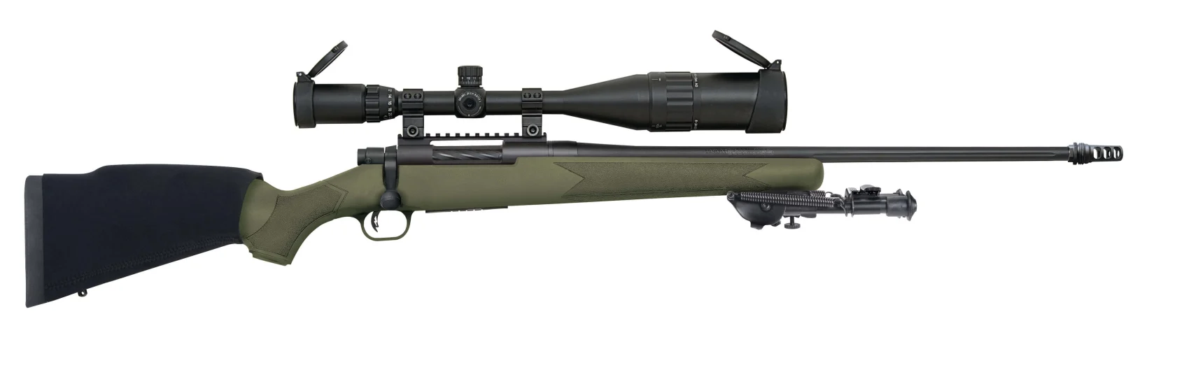 MOSSBERG PATRIOT NIGHT TRAIN 308WIN 22" 5RD OD GRN/BLK