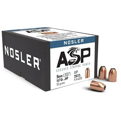 ASP 9MM (0.355'') JHP 147GR 250/BOX
