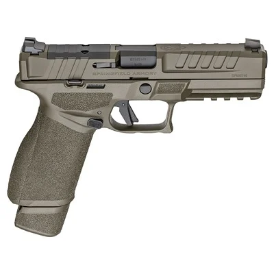 ECHELON 9MM LUGER 4.5'' BBL (1)17RD & (1)20RD MAG O.D. GREEN