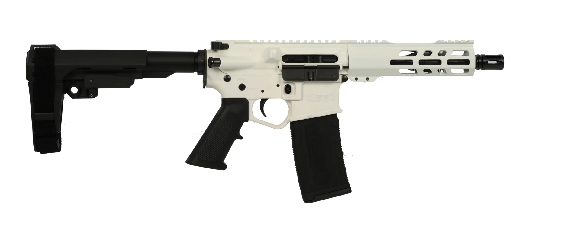 WISE ARMS WA-15B 5.56MM WHT 7.5" SBA3 - Wise Arms